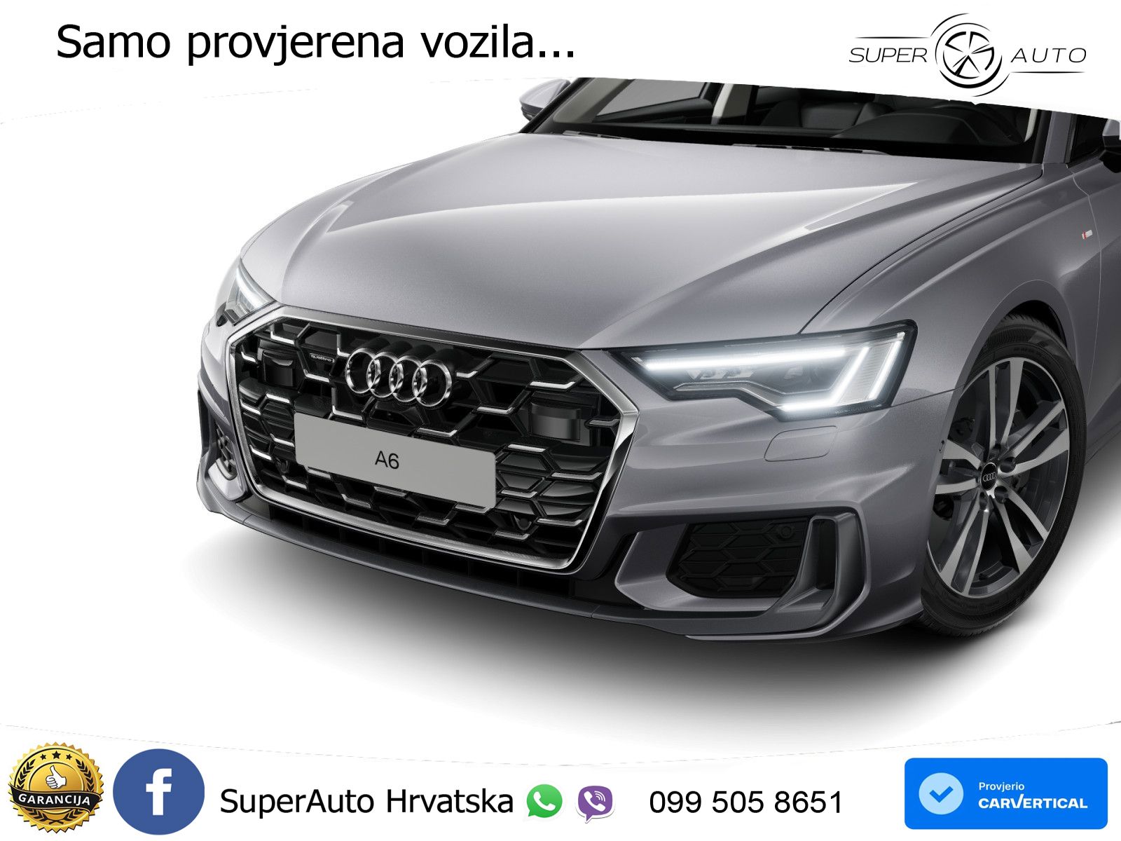Audi A6 50 TFSIe (299 KS) quattro ultra S tronic S line MATRIX+GR SJED+KAM