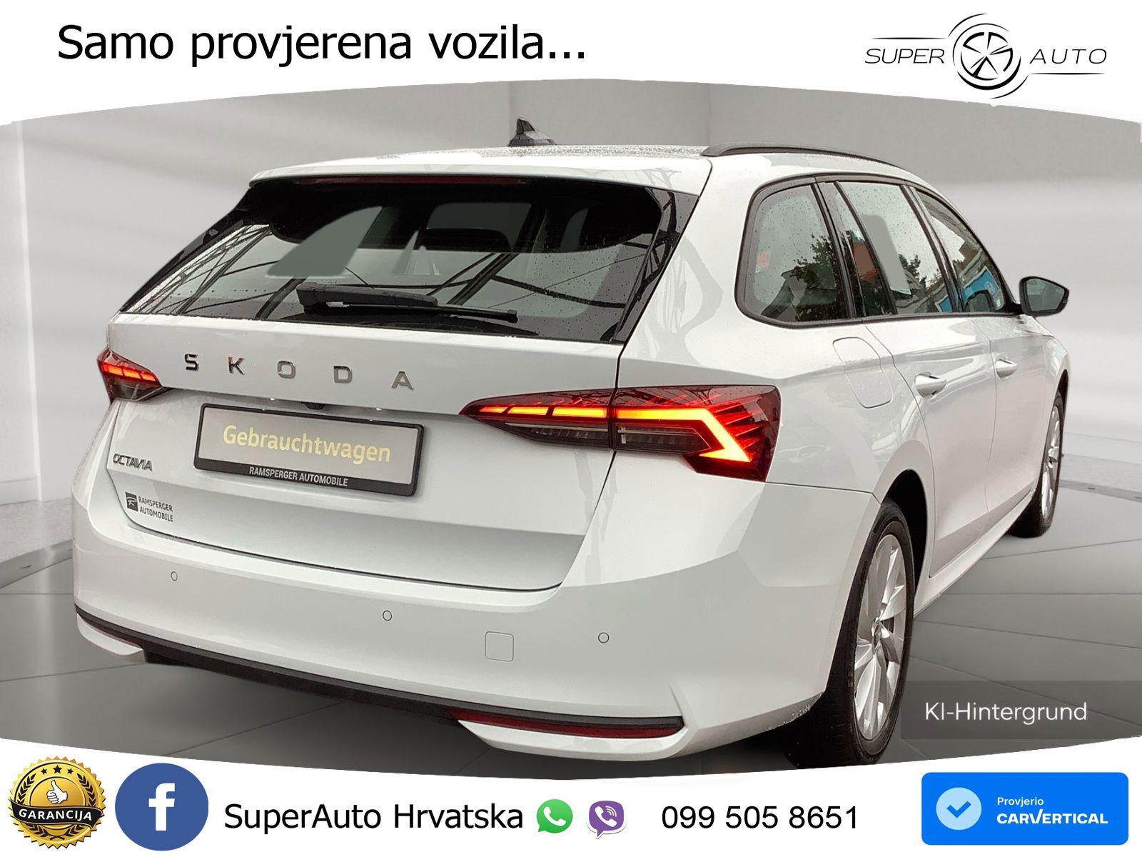 Škoda Octavia Combi 2.0 TDI (150 KS) DSG Selection LED+GR SJED+ACC
