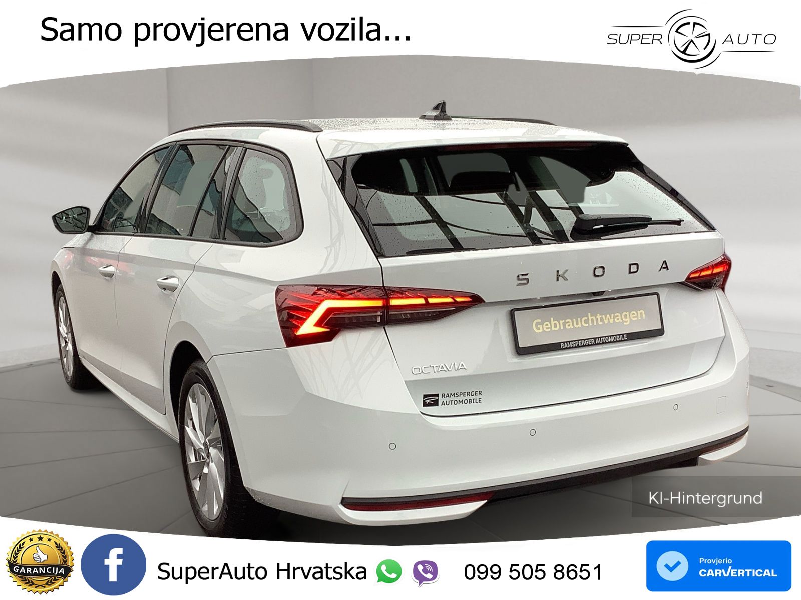 Škoda Octavia Combi 2.0 TDI (150 KS) DSG Selection LED+GR SJED+ACC