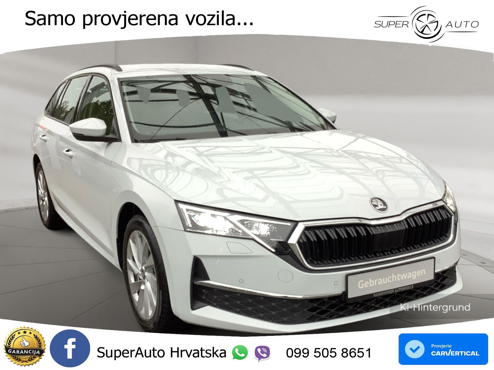 Škoda Octavia Combi 2.0 TDI (150 KS) DSG Selection LED+GR SJED+ACC