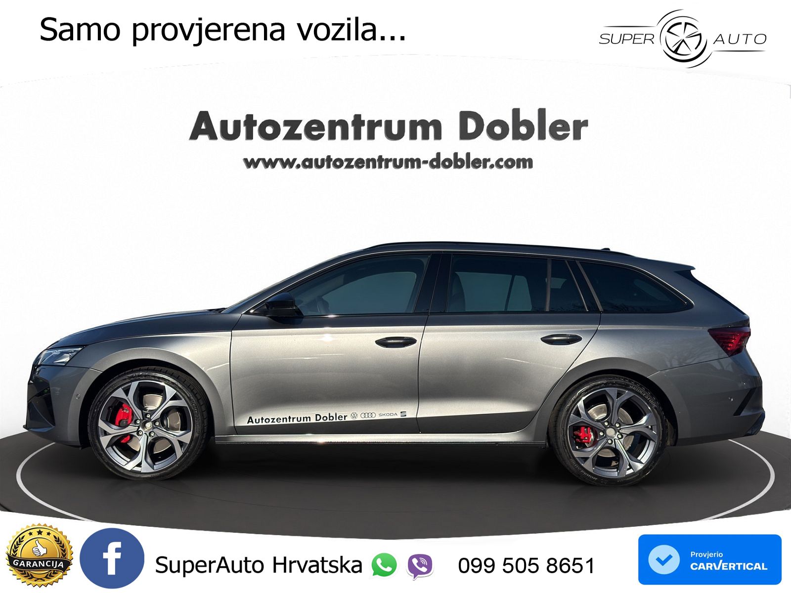 Škoda Octavia Combi RS 2.0 TSI (265 KS) DSG MATRIX+GR SJED+KAM