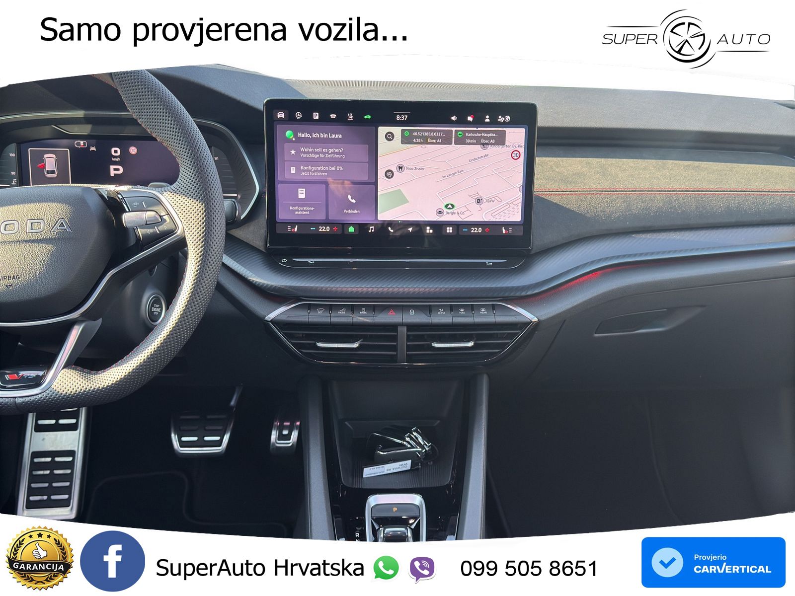 Škoda Octavia Combi RS 2.0 TSI (265 KS) DSG MATRIX+GR SJED+KAM