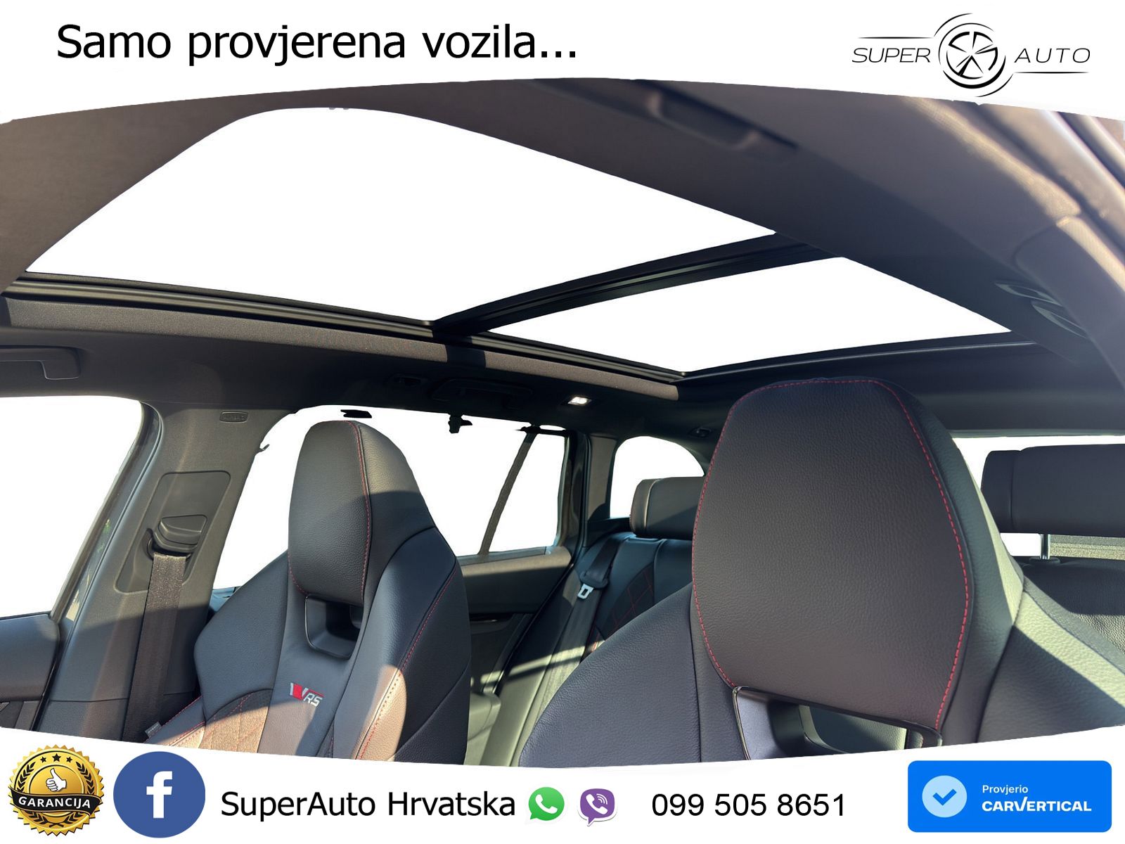 Škoda Octavia Combi RS 2.0 TSI (265 KS) DSG MATRIX+GR SJED+KAM