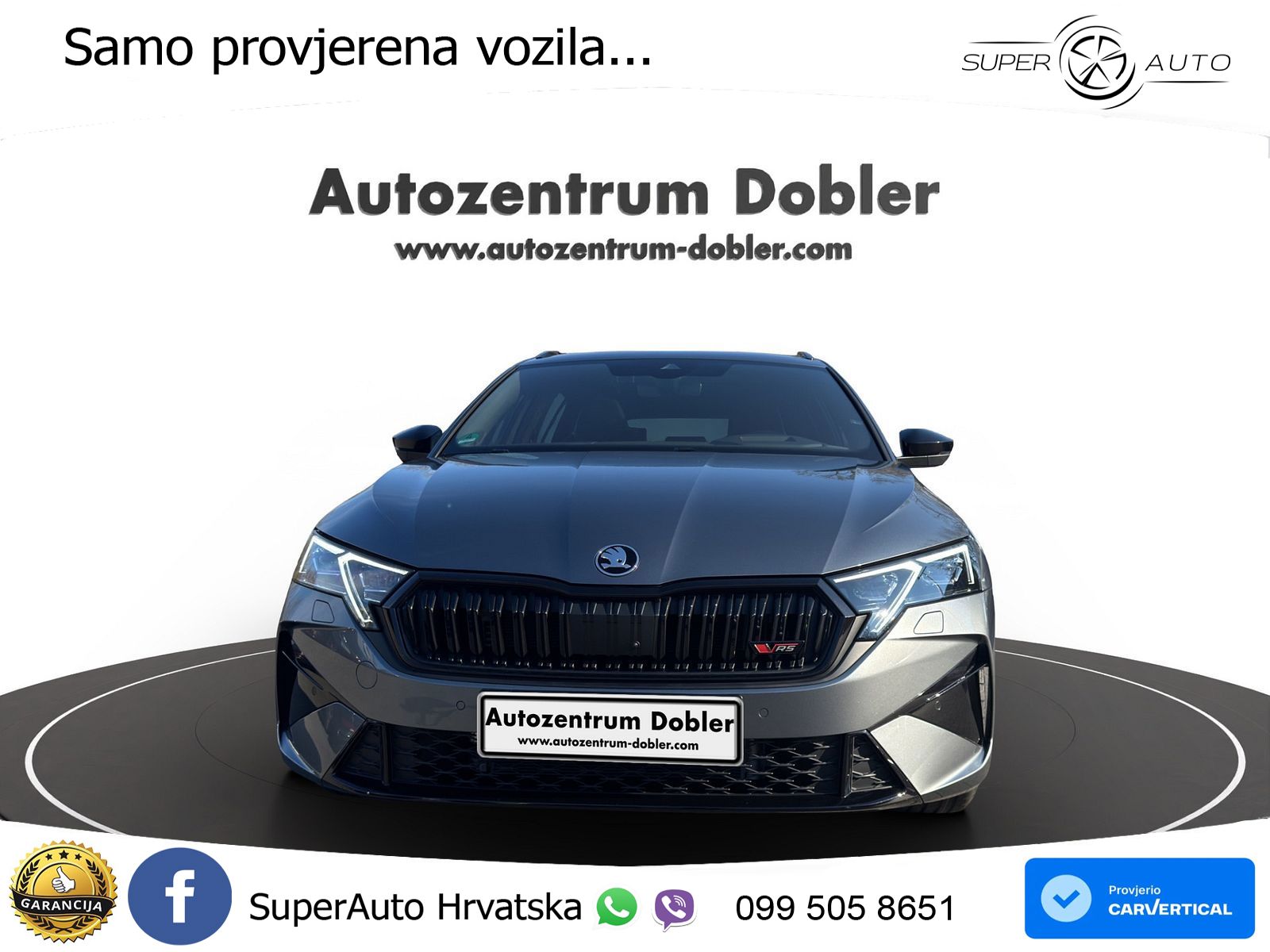 Škoda Octavia Combi RS 2.0 TSI (265 KS) DSG MATRIX+GR SJED+KAM