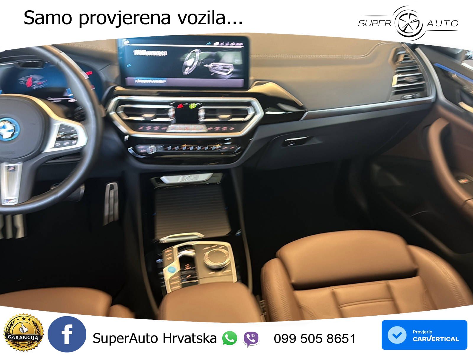 BMW iX3 80 kWh (286 KS) M Sport LED+GR SJED+ACC