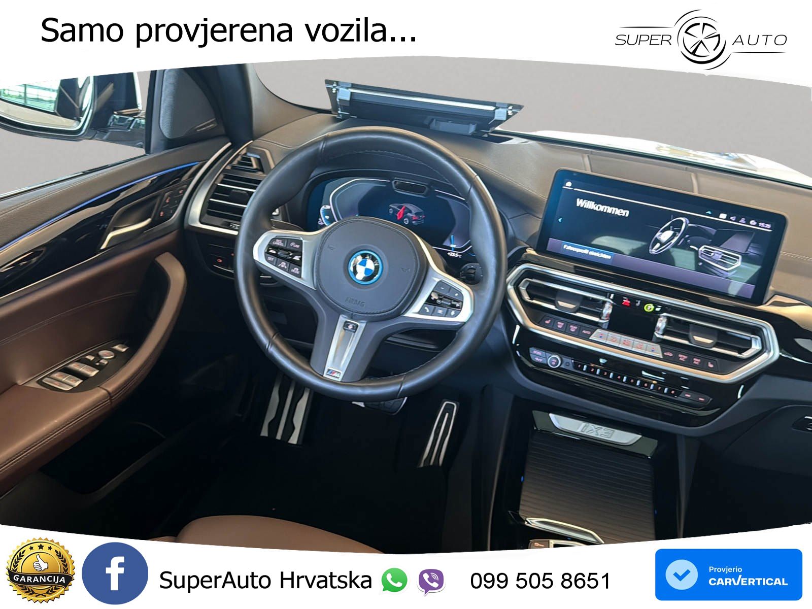BMW iX3 80 kWh (286 KS) M Sport LED+GR SJED+ACC