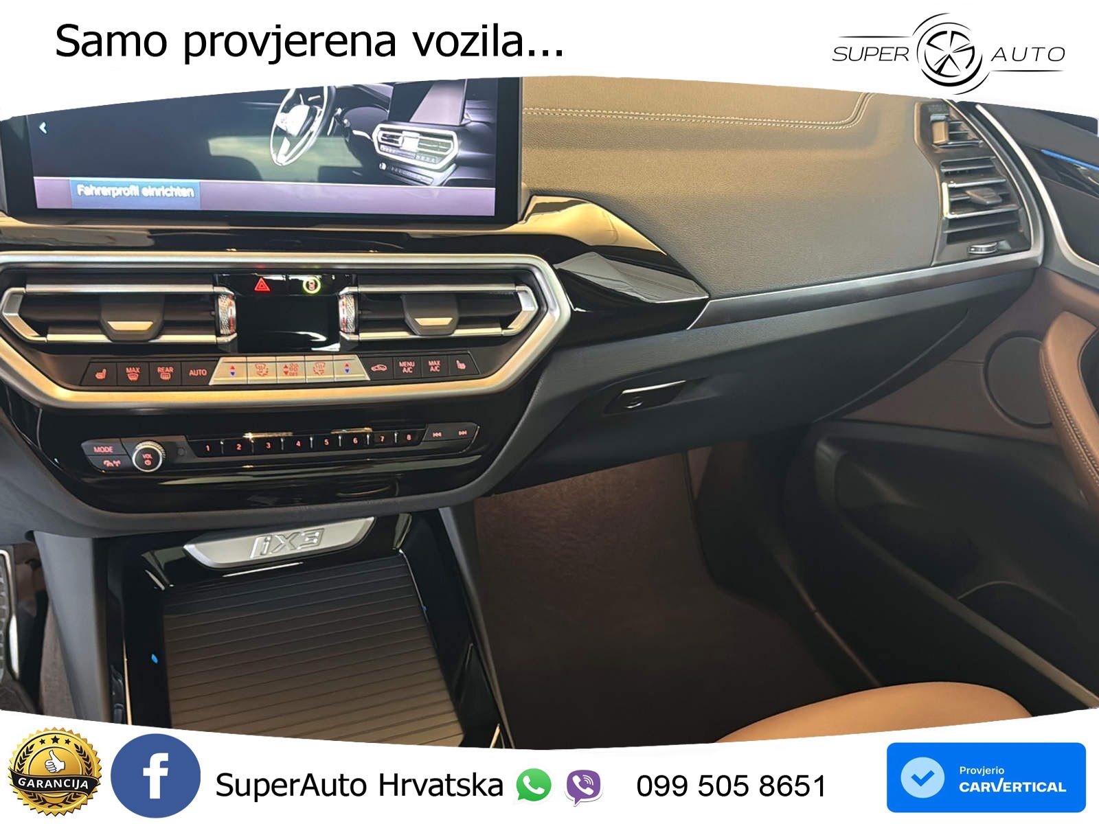 BMW iX3 80 kWh (286 KS) M Sport LED+GR SJED+ACC