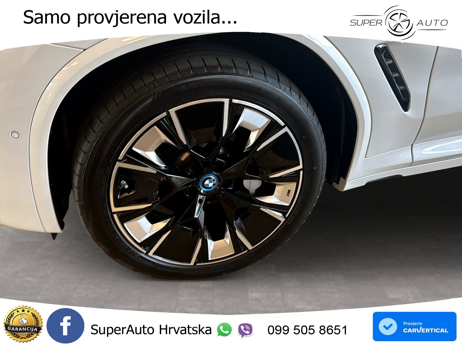 BMW iX3 80 kWh (286 KS) M Sport LED+GR SJED+ACC