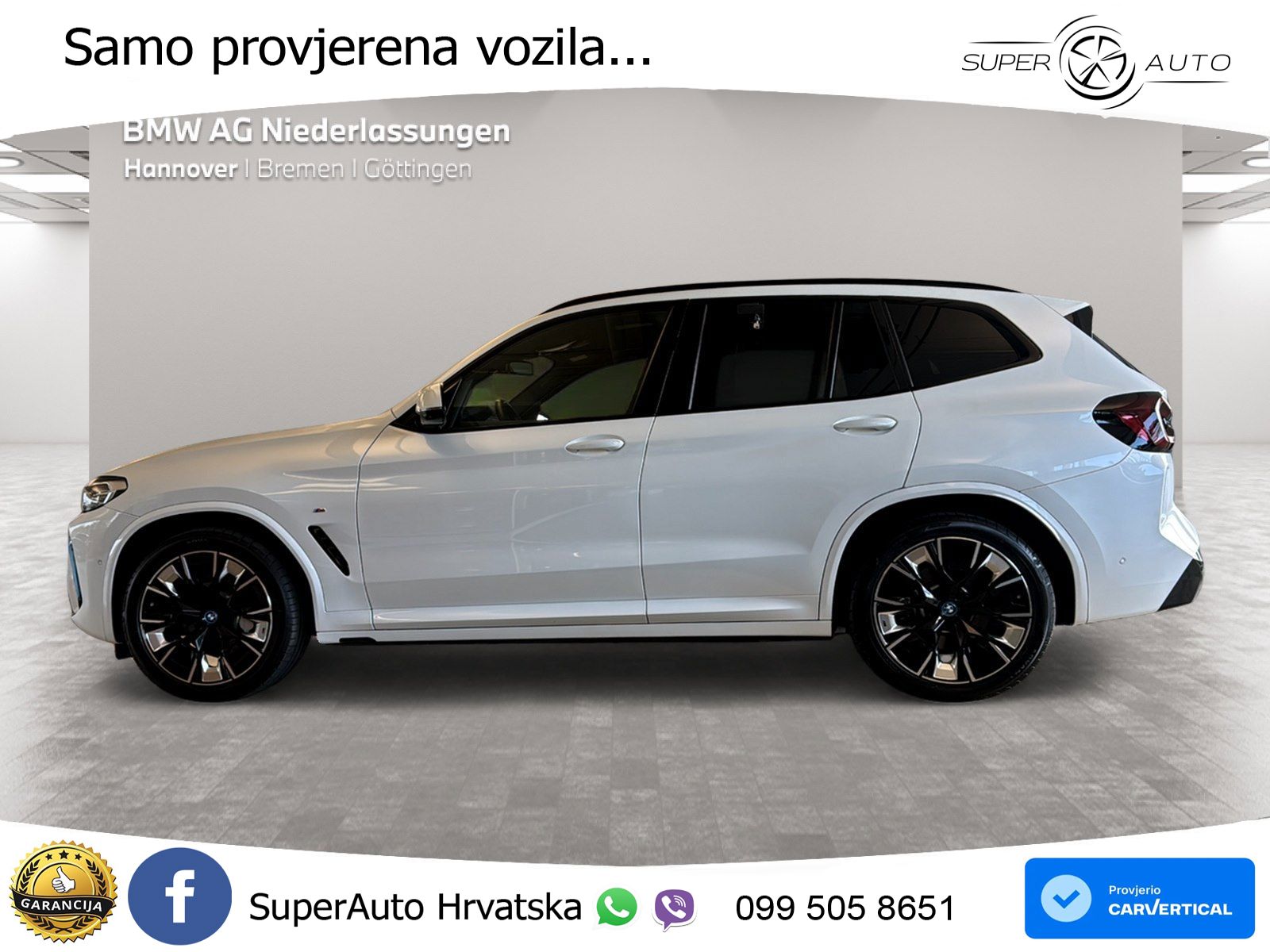 BMW iX3 80 kWh (286 KS) M Sport LED+GR SJED+ACC