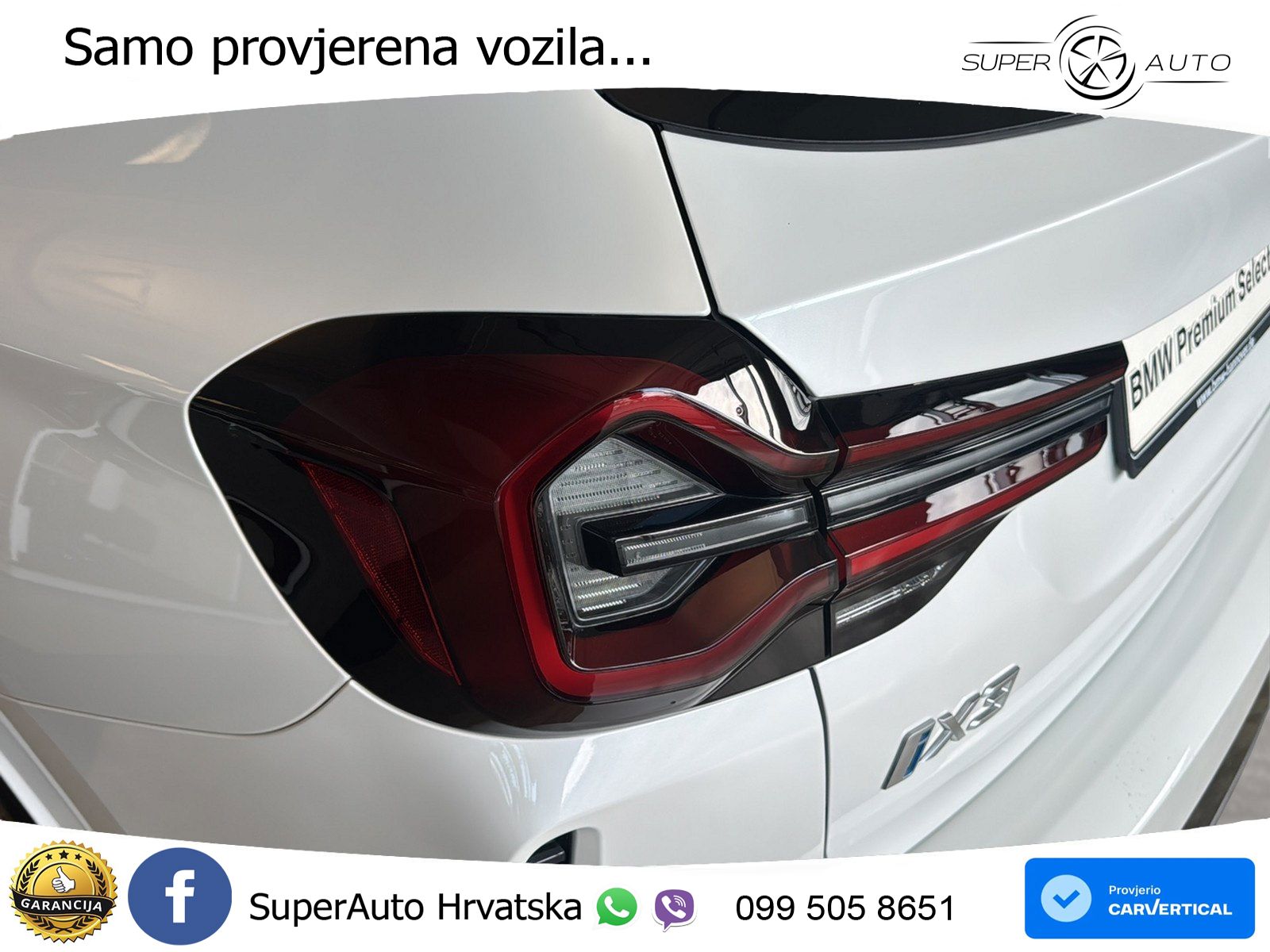 BMW iX3 80 kWh (286 KS) M Sport LED+GR SJED+ACC