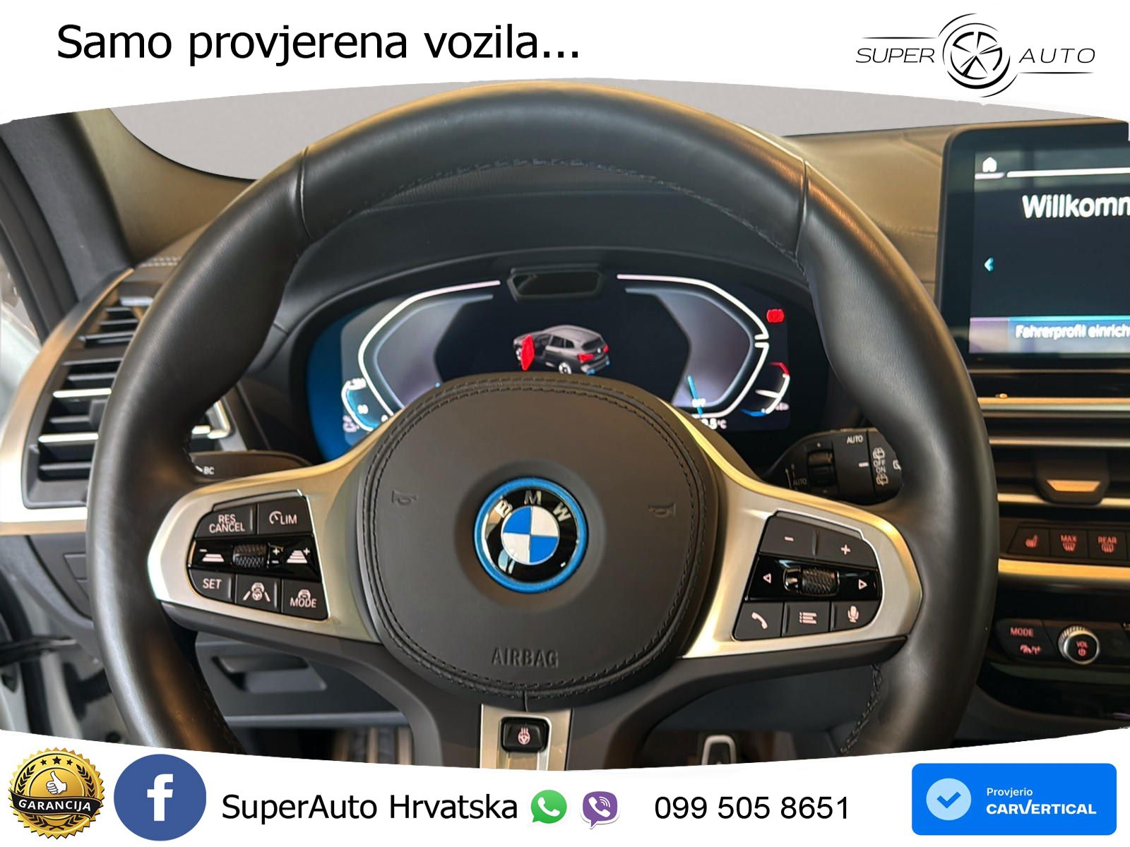 BMW iX3 80 kWh (286 KS) M Sport LED+GR SJED+ACC