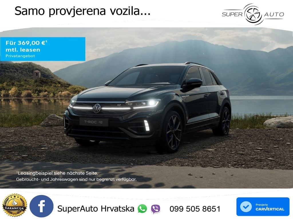Volkswagen T-Roc I R 2.0 TSI (300 KS) OPF 4M DSG MATRIX+GR SJED+KAM