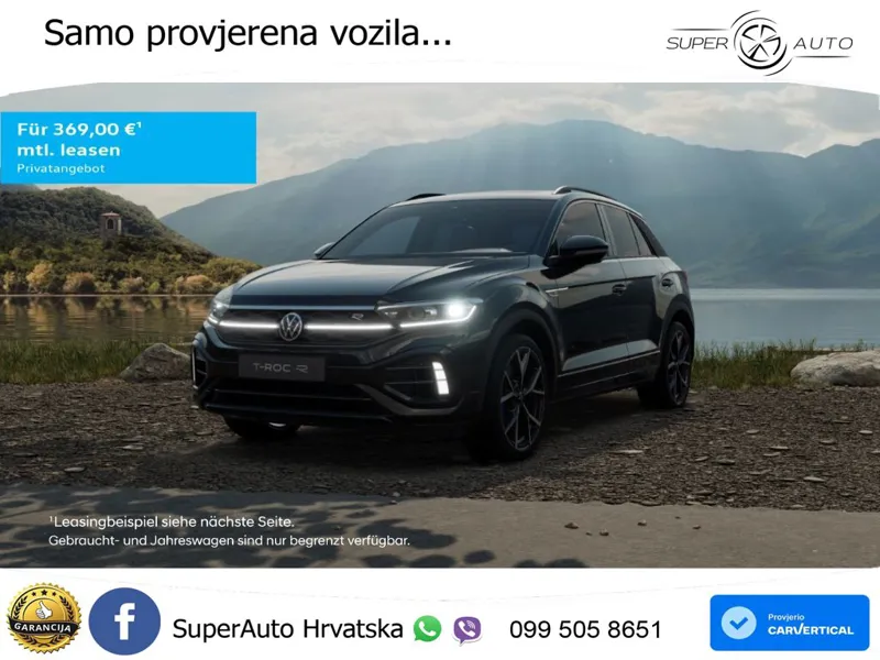 Volkswagen T-Roc I R 2.0 TSI (300 KS) OPF 4M DSG MATRIX+GR SJED+KAM