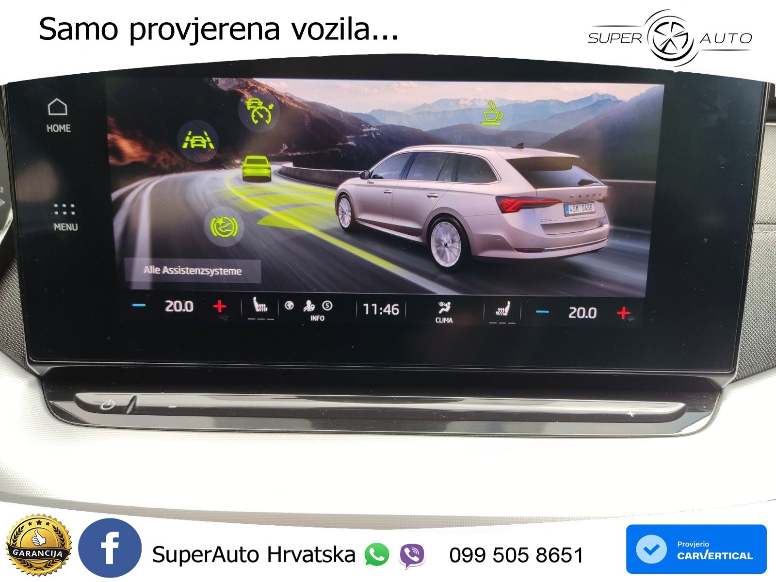 Škoda Octavia Combi 1.5 TSI (150 KS) LED+GR SJED+ACC