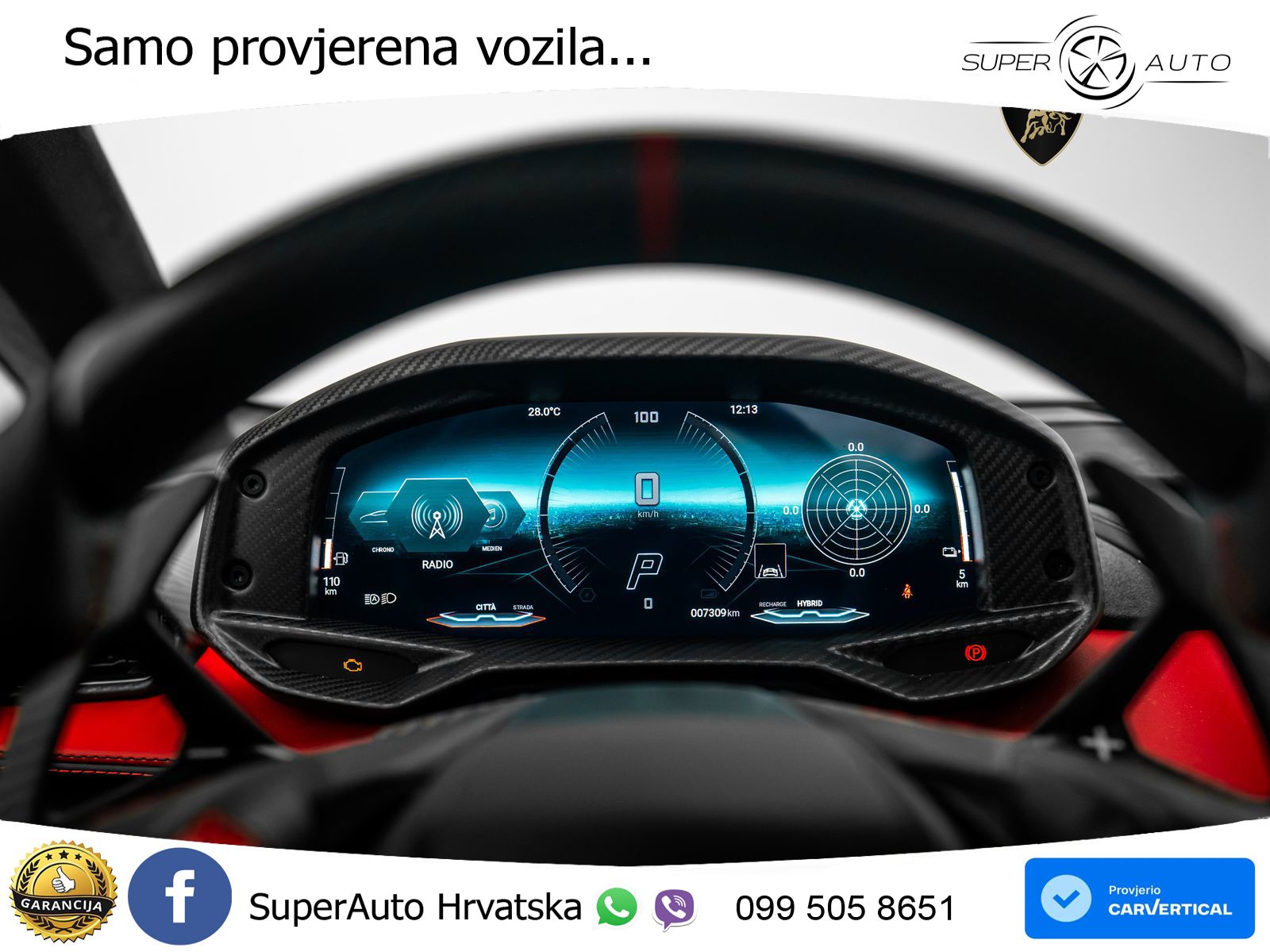 Lamborghini Temerario 4.0 V8 (920 KS) HPEV e-4WD DCT LED+ACC