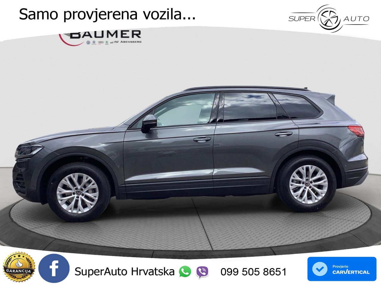 Volkswagen Touareg 3.0 V6 TDI (286 KS) 4MOTION Tiptronic ZRAČNI+ACC+GR SJED+KAM
