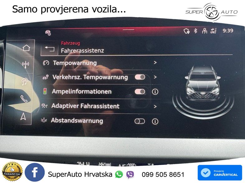 Audi A3 Sportback 30 TFSI (116 KS) Mild Hybrid S tronic advanced LED+GR SJED+ACC