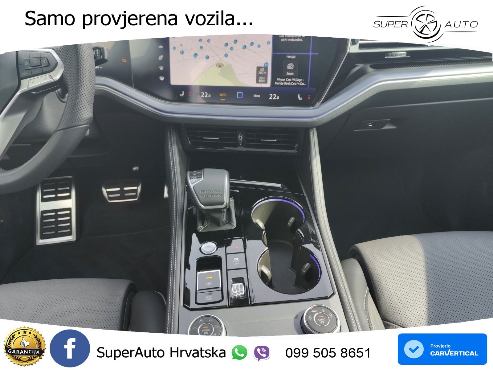Volkswagen Touareg 3.0 V6 TDI (286 KS) 4MOTION Tiptronic ZRAČNI+ACC+GR SJED+KAM+PANO