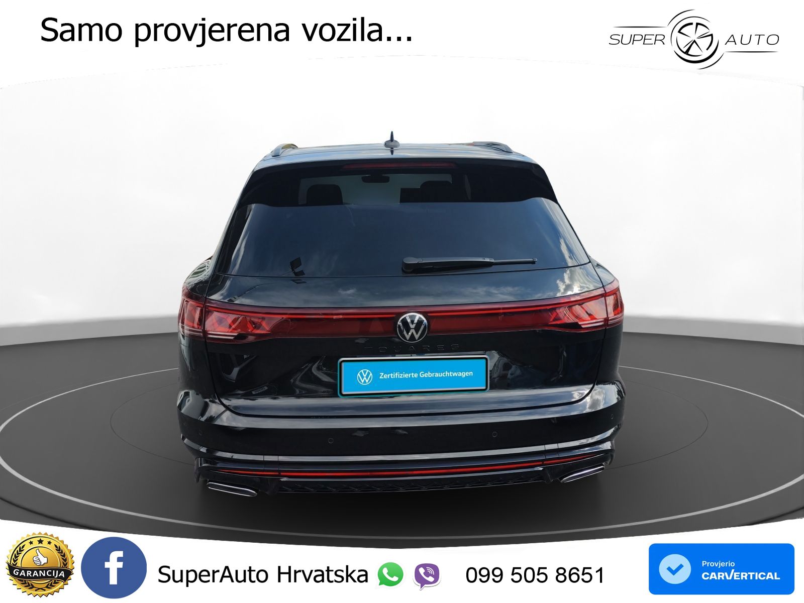 Volkswagen Touareg 3.0 V6 TDI (286 KS) 4MOTION Tiptronic ZRAČNI+ACC+GR SJED+KAM+PANO