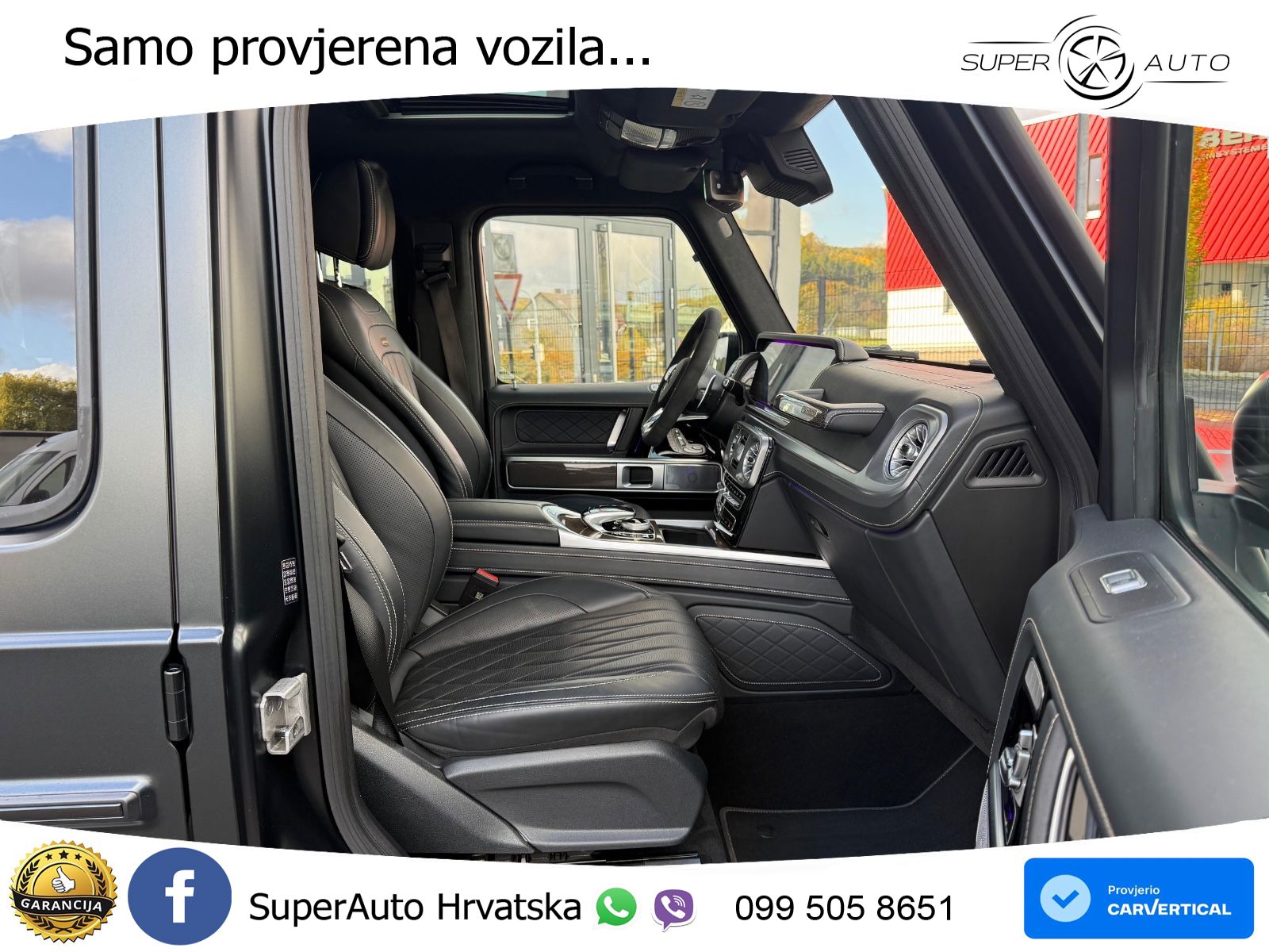 Mercedes AMG G 63 Long V8 (585 KS) 4MATIC 9G-TRONIC AMG SPEEDSHIFT PLUS Superior ACC+GR SJED+360+PANO