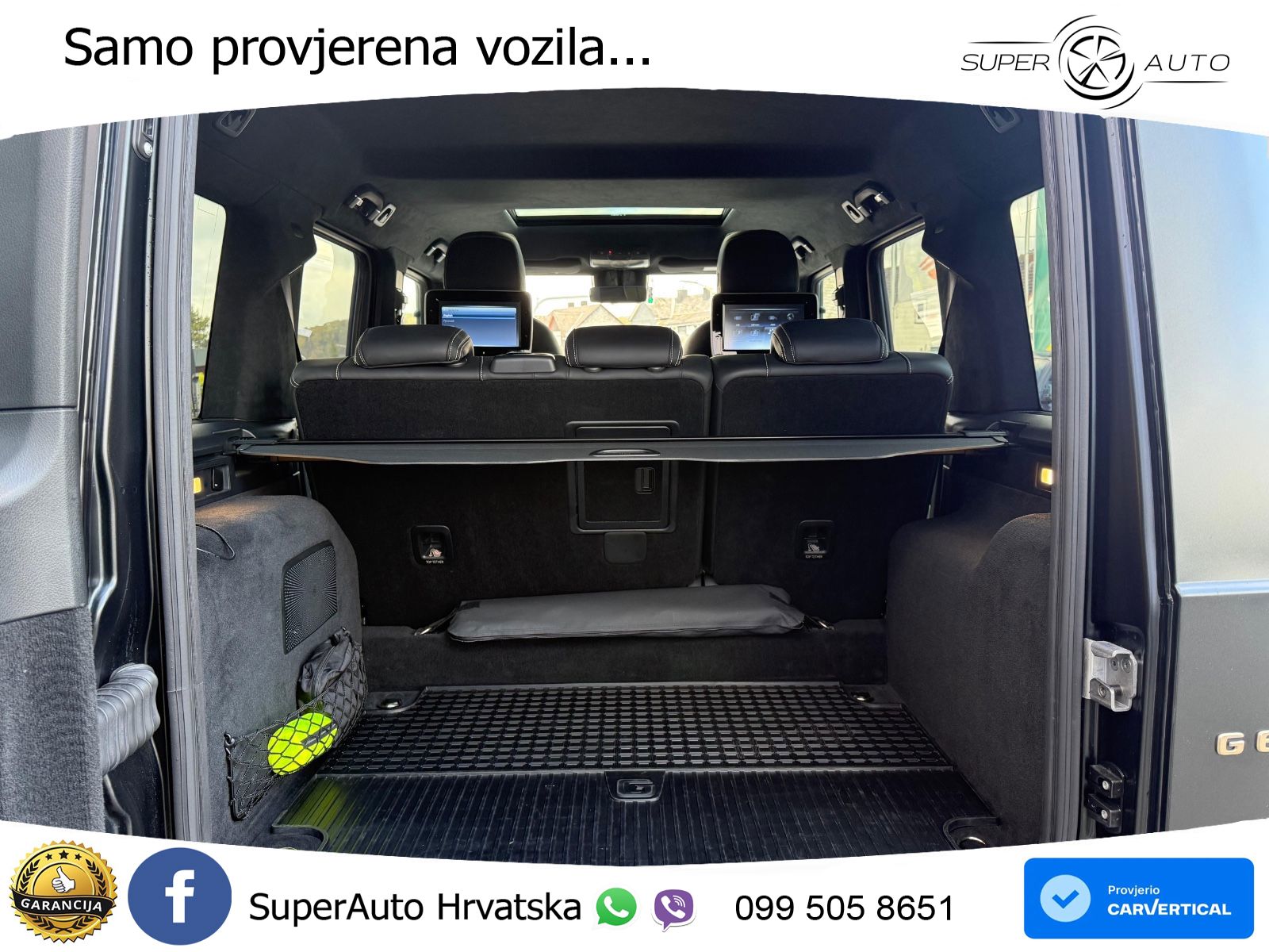 Mercedes AMG G 63 Long V8 (585 KS) 4MATIC 9G-TRONIC AMG SPEEDSHIFT PLUS Superior ACC+GR SJED+360+PANO