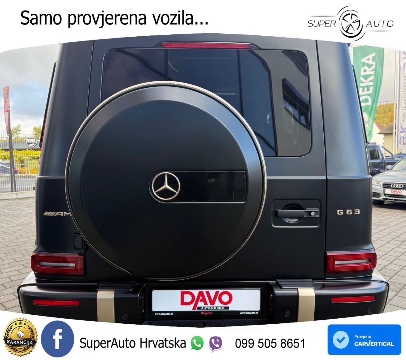 Mercedes AMG G 63 Long V8 (585 KS) 4MATIC 9G-TRONIC AMG SPEEDSHIFT PLUS Superior ACC+GR SJED+360+PANO