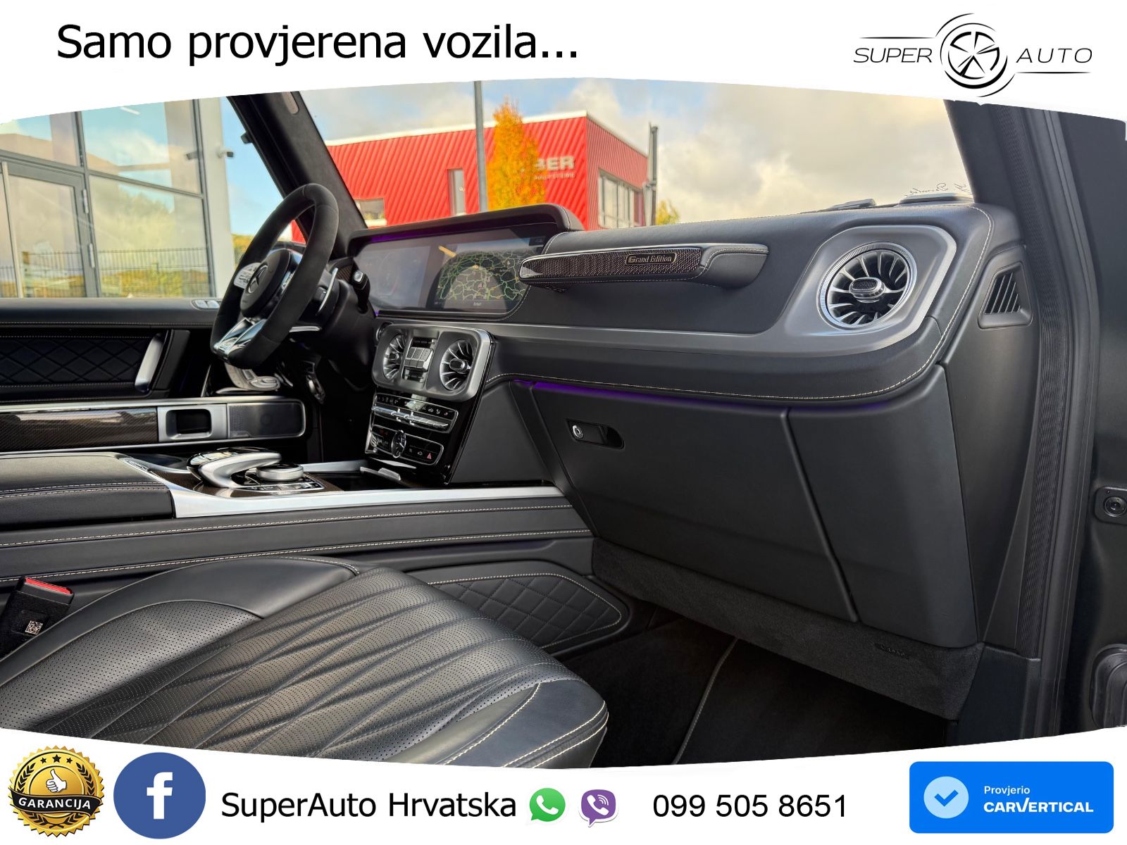 Mercedes AMG G 63 Long V8 (585 KS) 4MATIC 9G-TRONIC AMG SPEEDSHIFT PLUS Superior ACC+GR SJED+360+PANO