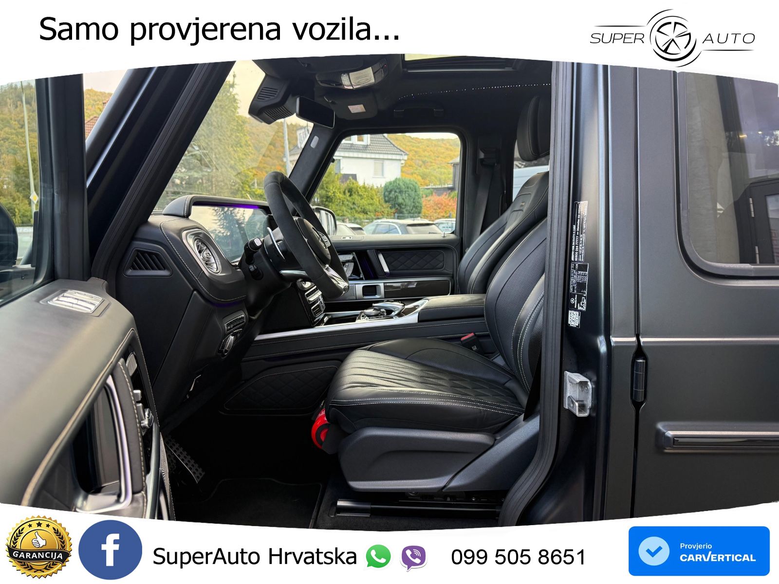 Mercedes AMG G 63 Long V8 (585 KS) 4MATIC 9G-TRONIC AMG SPEEDSHIFT PLUS Superior ACC+GR SJED+360+PANO