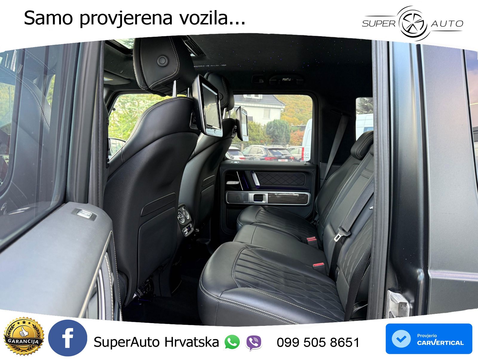 Mercedes AMG G 63 Long V8 (585 KS) 4MATIC 9G-TRONIC AMG SPEEDSHIFT PLUS Superior ACC+GR SJED+360+PANO