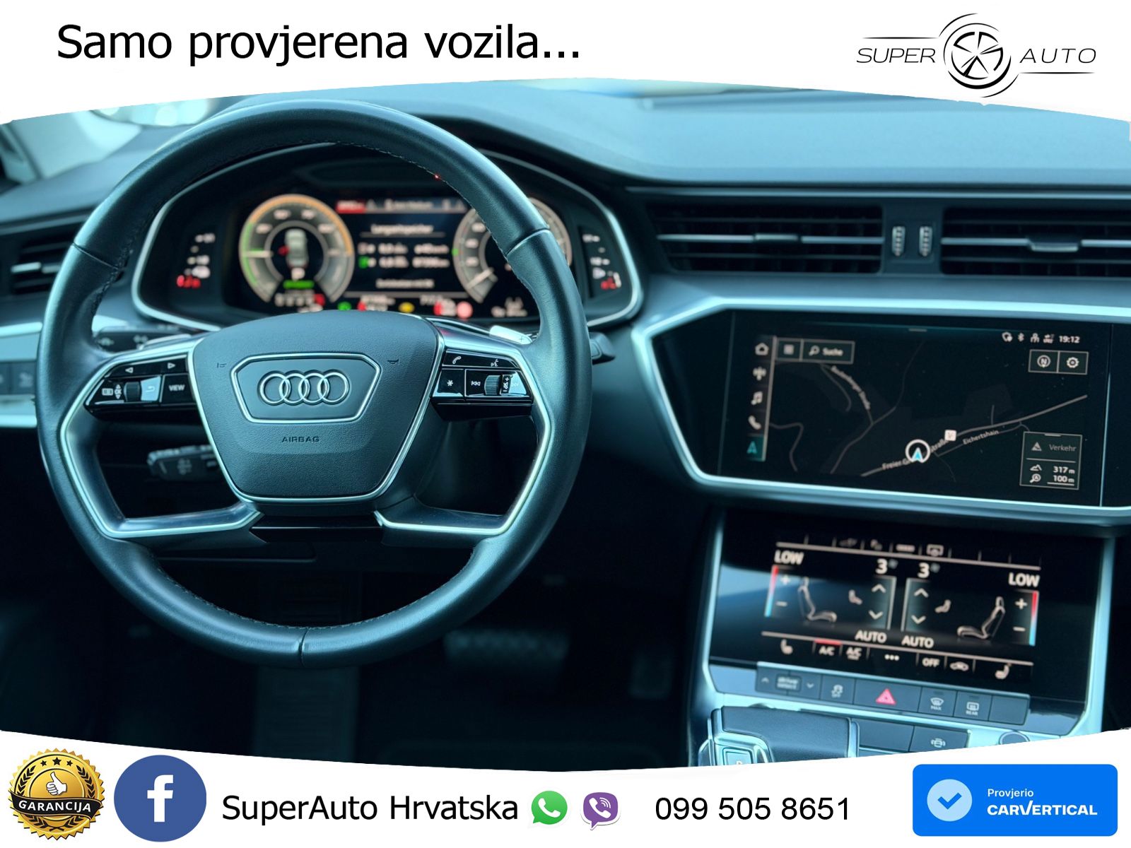Audi A6 50 TFSIe (299 KS) quattro ultra S tronic LED+GR SJED+ACC