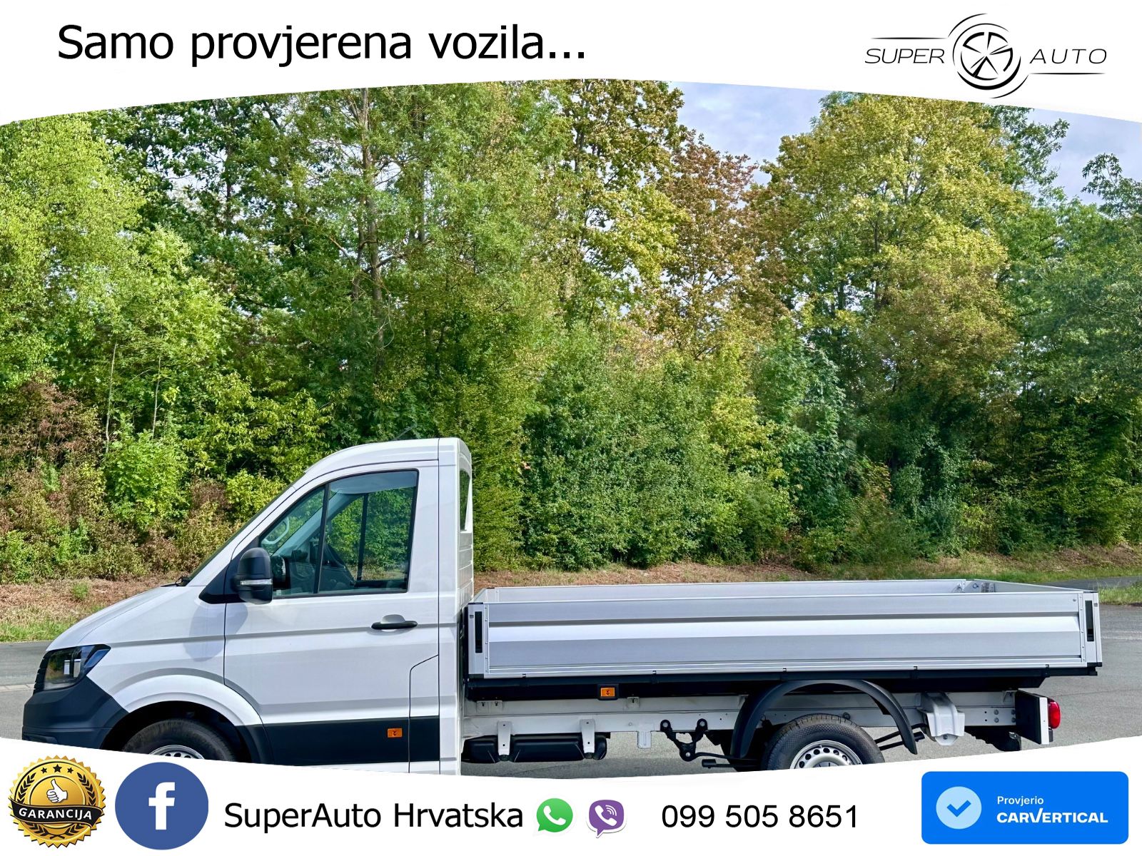 Volkswagen Crafter Pritsche 35 Rechtslenker AHK NP: 62.457€ 177 KS