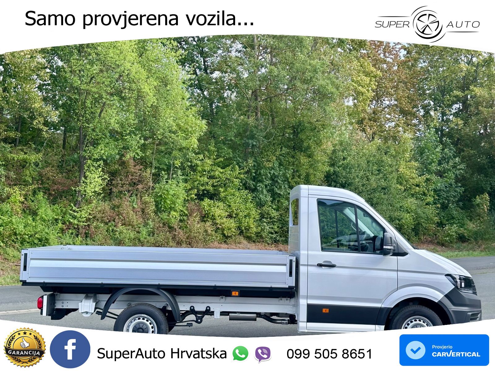 Volkswagen Crafter Pritsche 35 Rechtslenker AHK NP: 62.457€ 177 KS