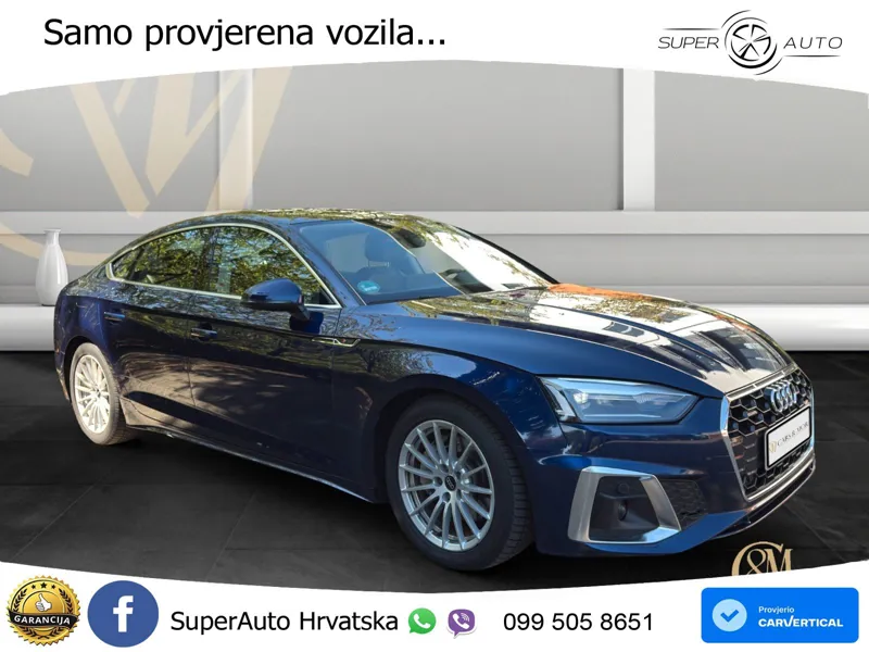 Audi A5 Sportback 40 TDI (204 KS) quattro S tronic S line LED+GR SJED+ACC