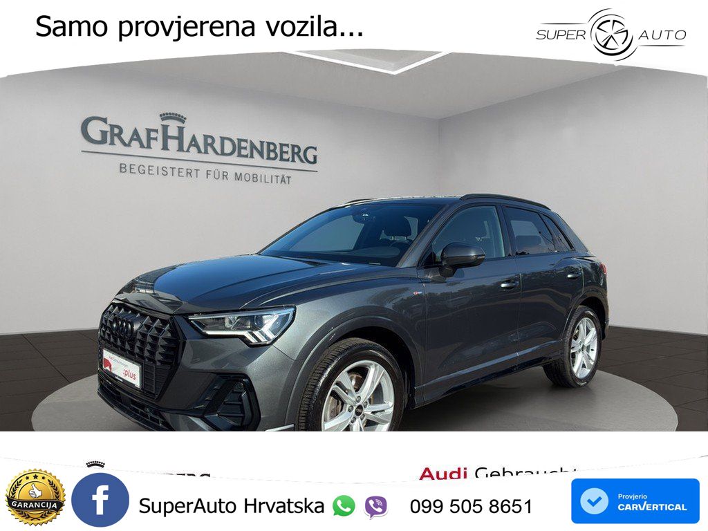 Audi Q3 40 TFSI (190 KS) quattro S tronic S line LED+GR SJED+ACC
