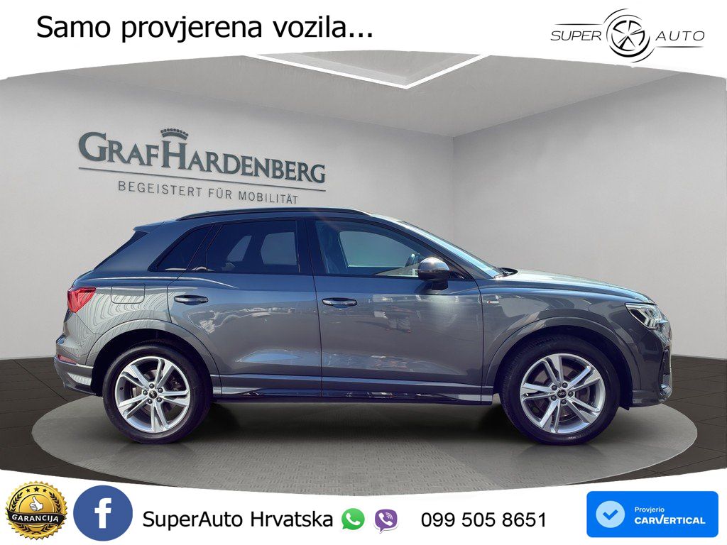 Audi Q3 40 TFSI (190 KS) quattro S tronic S line LED+GR SJED+ACC