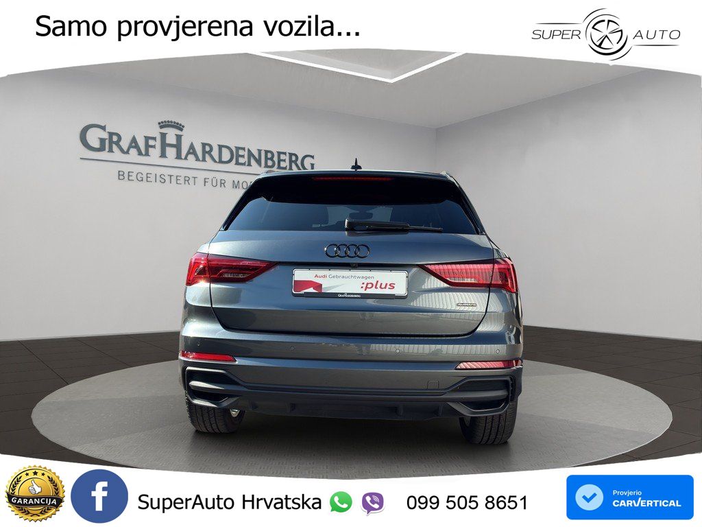 Audi Q3 40 TFSI (190 KS) quattro S tronic S line LED+GR SJED+ACC