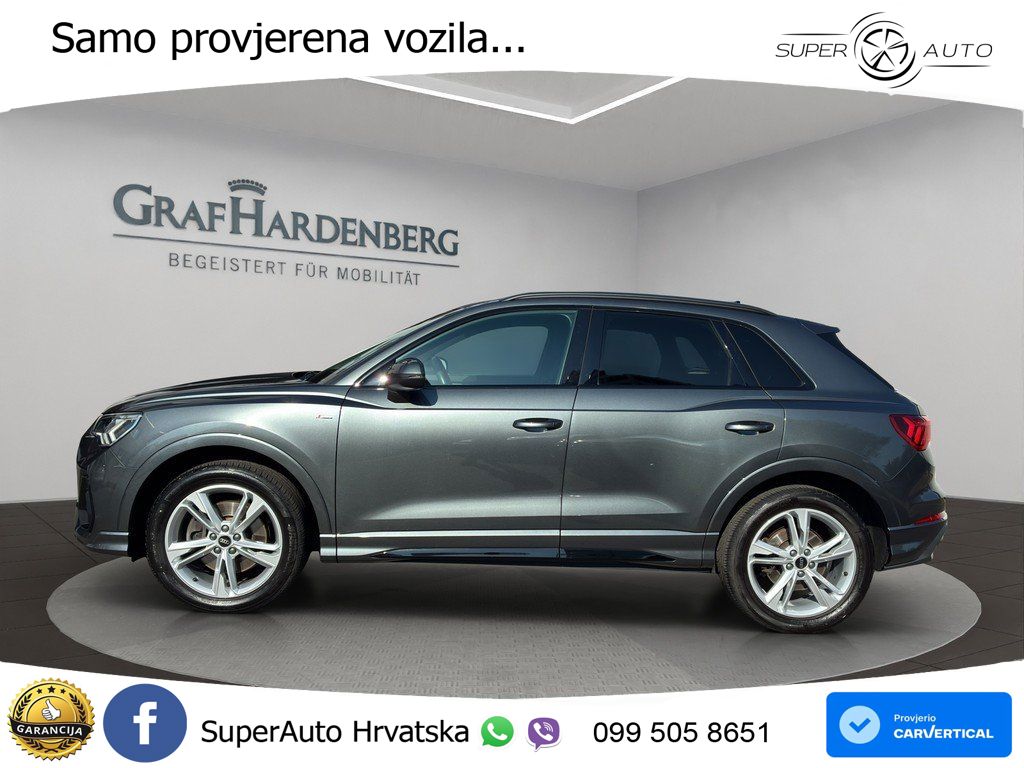 Audi Q3 40 TFSI (190 KS) quattro S tronic S line LED+GR SJED+ACC