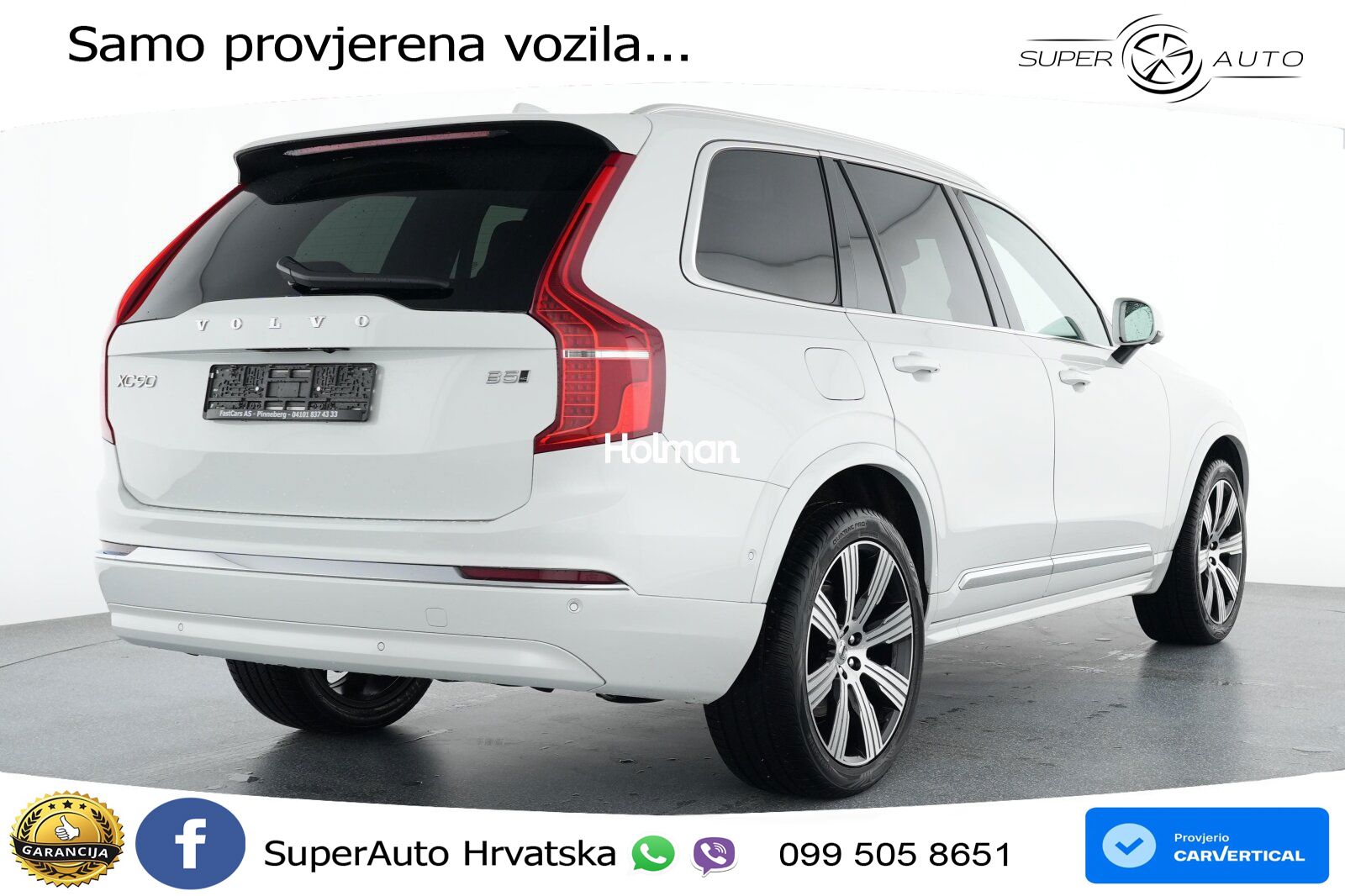 Volvo XC90 2.0 B5 Diesel AWD Automatic ACC+GR SJED+360+PANO
