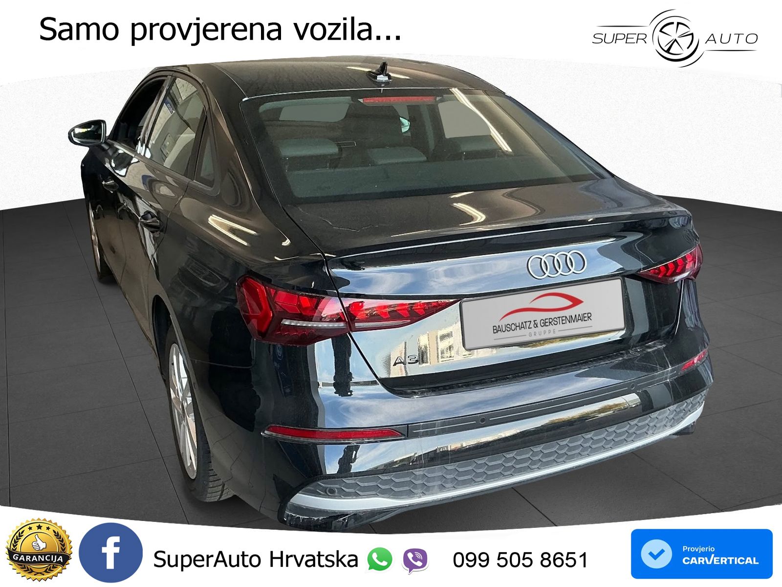 Audi A3 Limuzina 35 TFSI (150 KS) S tronic advanced LED+GR SJED+ACC