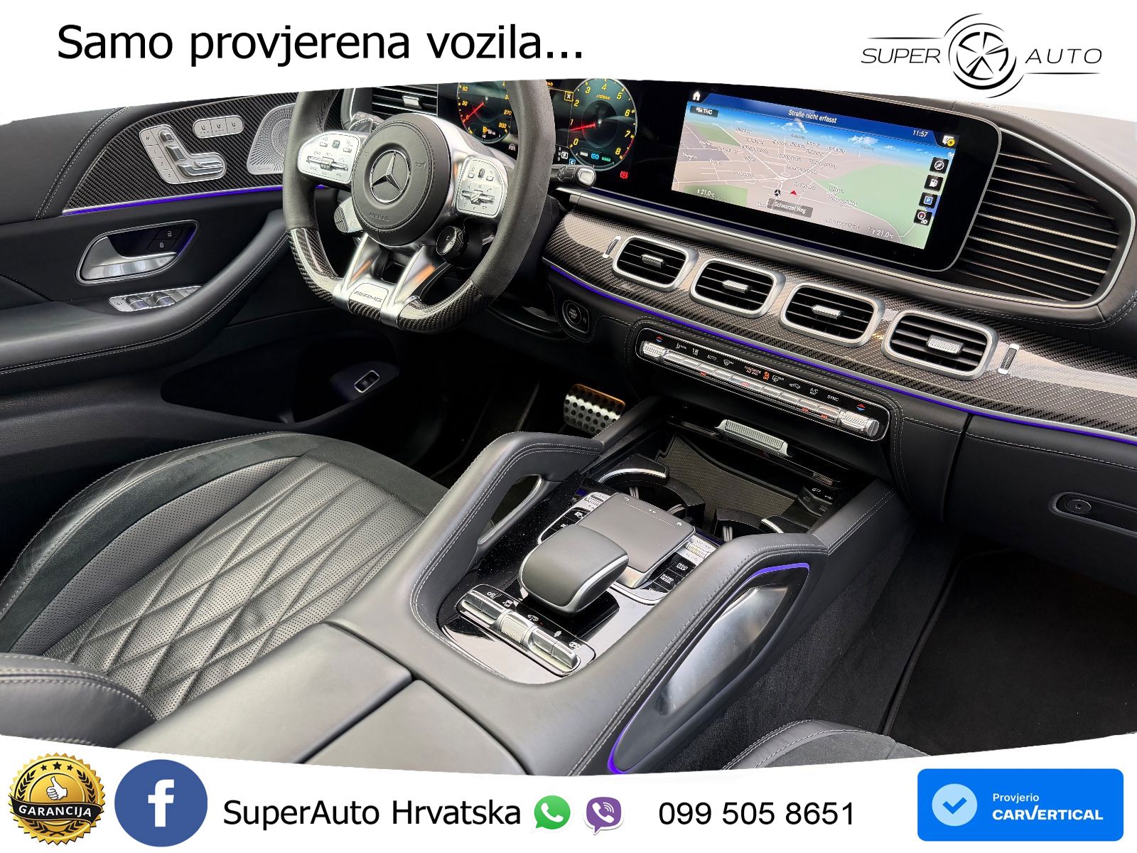 Mercedes-Benz GLS AMG GLS 63 V8 EQ Boost 4MATIC+ TCT ACC+HEAD+4xGR SJED+360+PANO