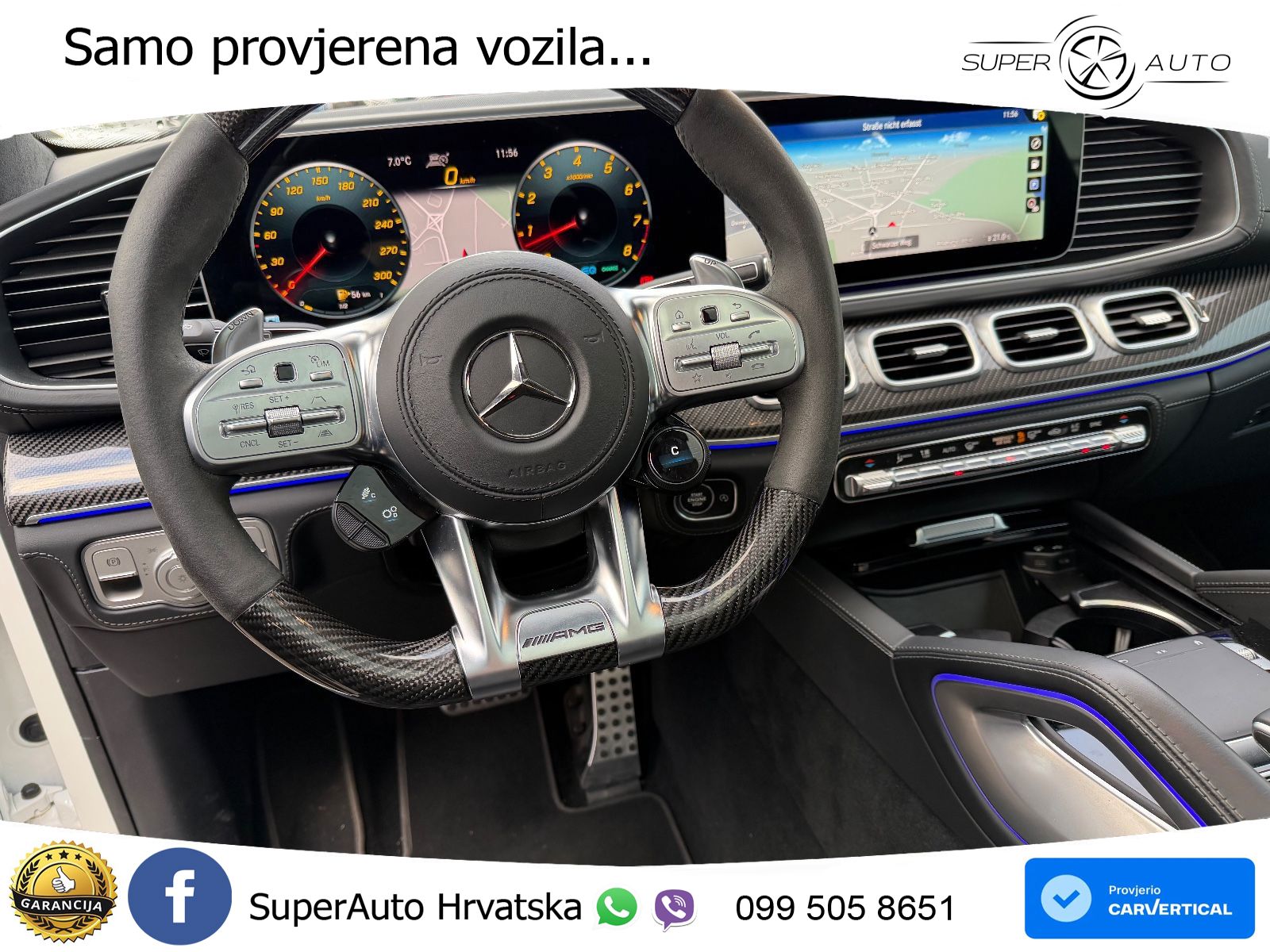 Mercedes-Benz GLS AMG GLS 63 V8 EQ Boost 4MATIC+ TCT ACC+HEAD+4xGR SJED+360+PANO