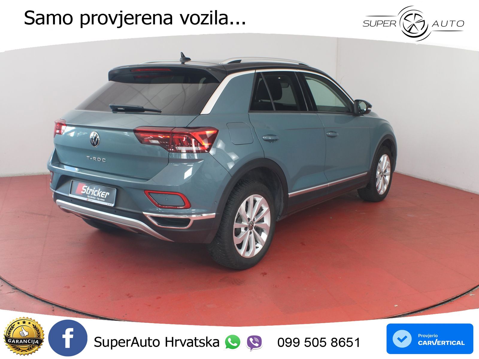 Volkswagen T-Roc 1.5 TSI (150 KS) DSG LED+GR SJED+ACC