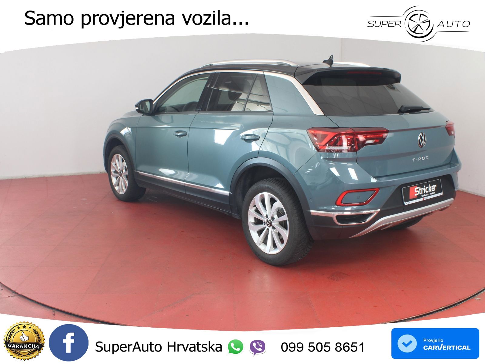 Volkswagen T-Roc 1.5 TSI (150 KS) DSG LED+GR SJED+ACC