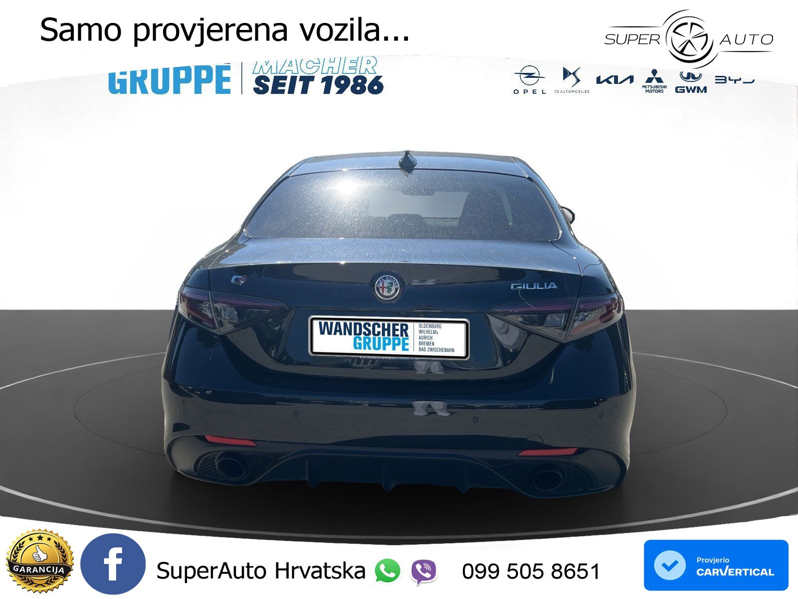 Alfa Romeo Giulia 2.0 Turbo (280 KS) AWD Automatic LED+GR SJED+ACC