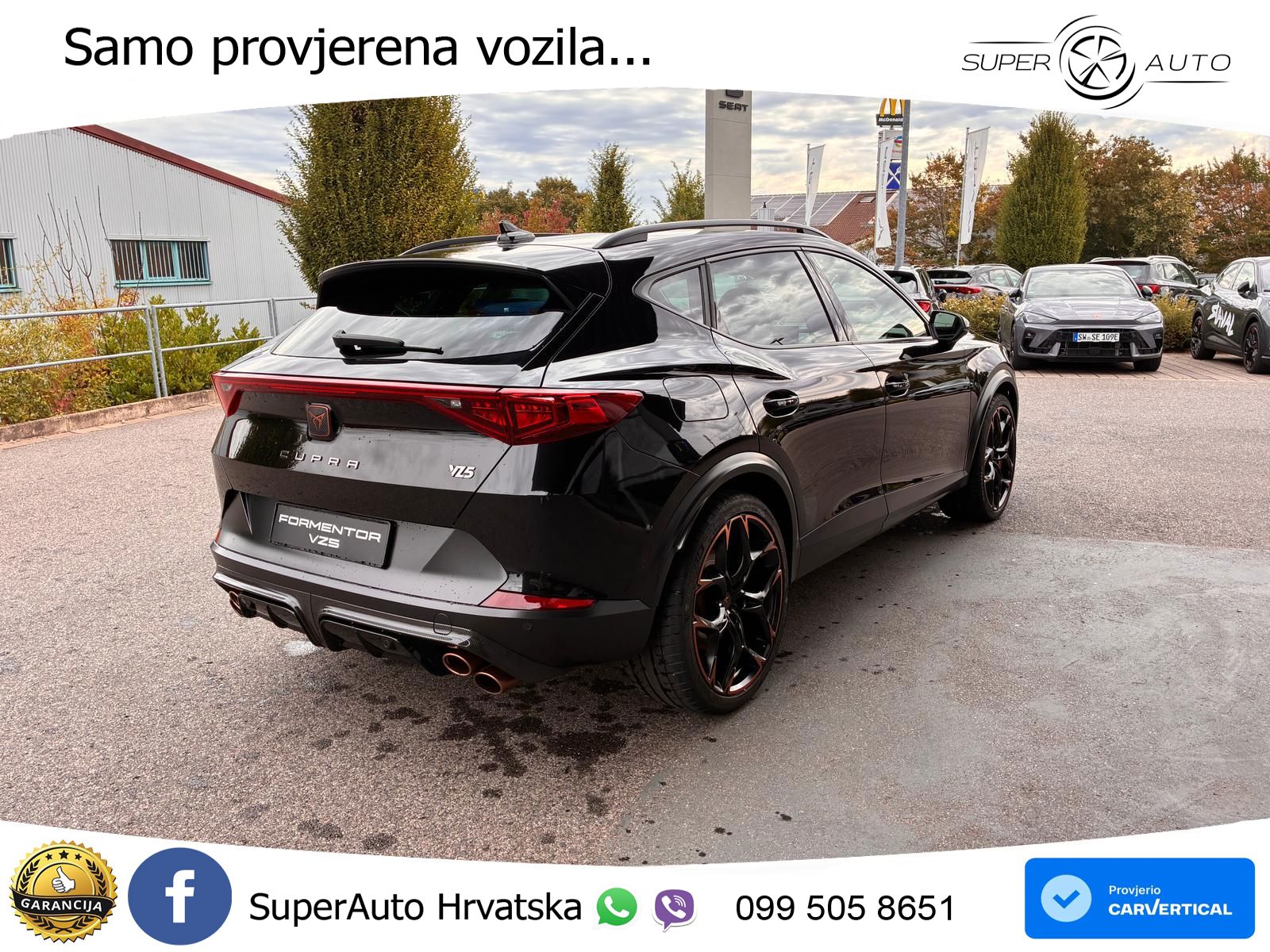 Cupra Formentor VZ5 2.5 TSI (390 KS) 4Drive DSG LED+GR SJED+ACC