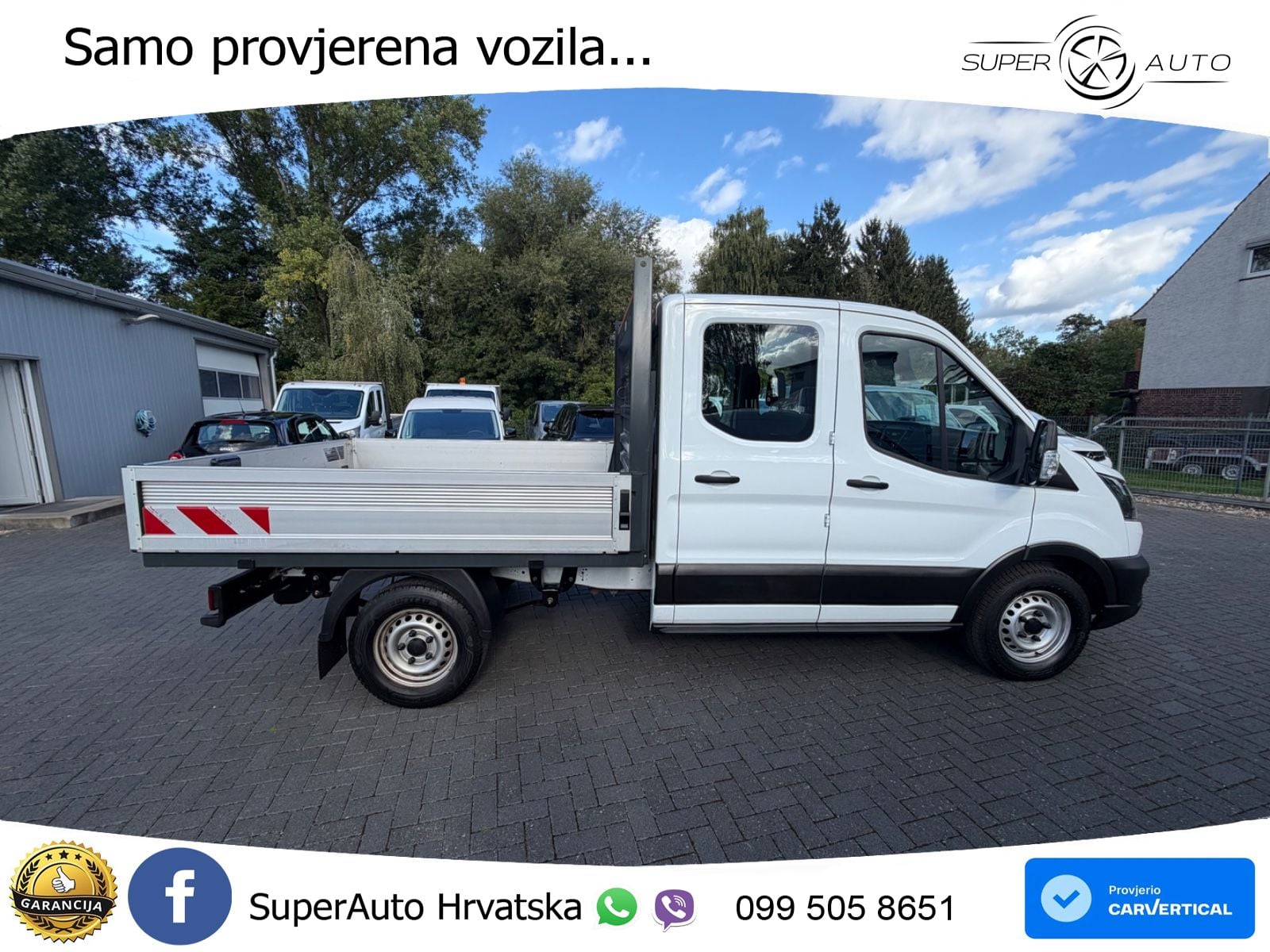 Ford Transit P 350 L2 DoKa Basis/Klima/PDC/AHK/1.Hand 131 KS