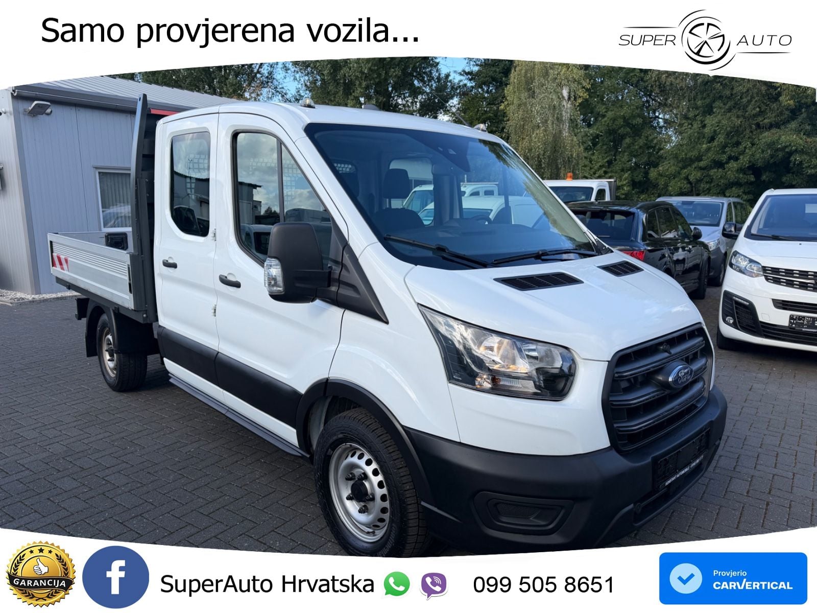 Ford Transit P 350 L2 DoKa Basis/Klima/PDC/AHK/1.Hand 131 KS