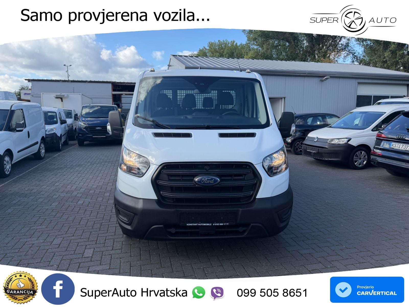 Ford Transit P 350 L2 DoKa Basis/Klima/PDC/AHK/1.Hand 131 KS