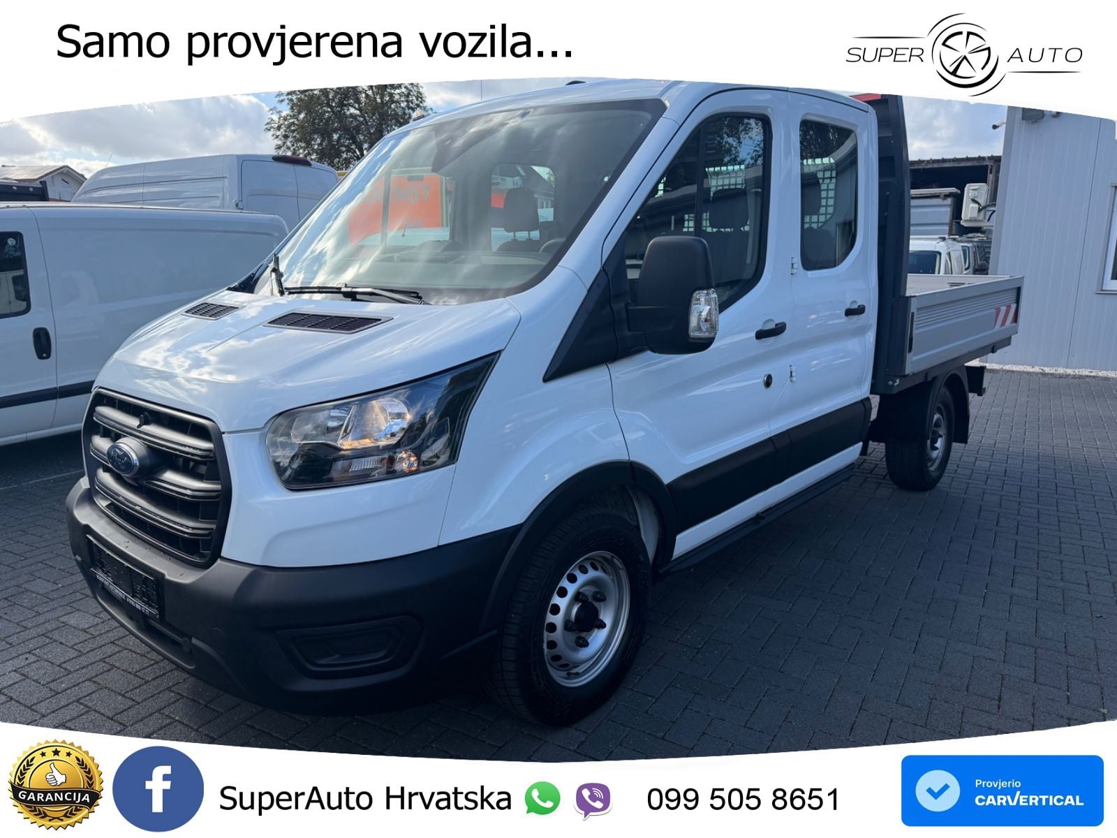 Ford Transit P 350 L2 DoKa Basis/Klima/PDC/AHK/1.Hand 131 KS