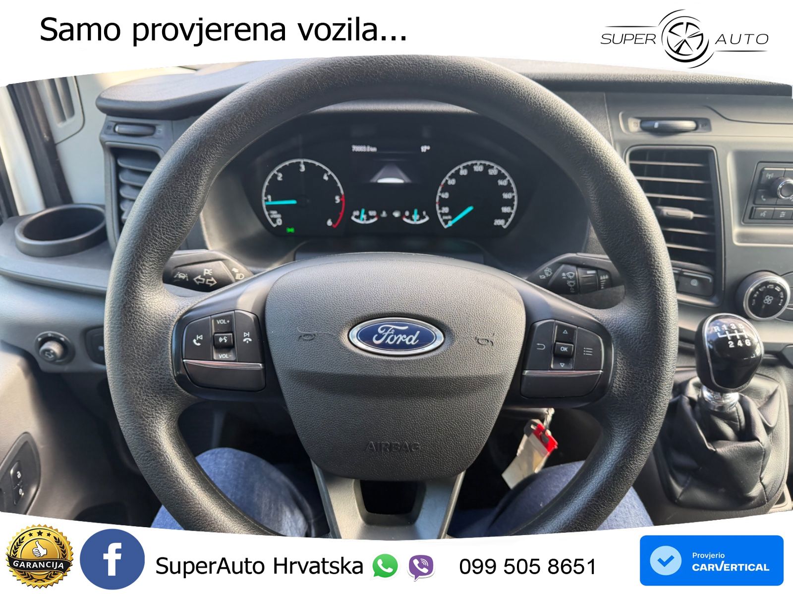 Ford Transit P 350 L2 DoKa Basis/Klima/PDC/AHK/1.Hand 131 KS